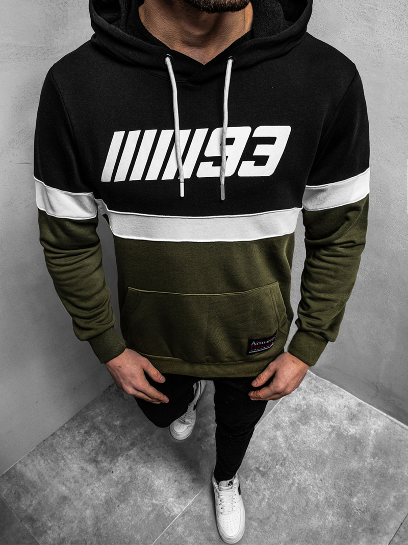 Мъжки суитшърт зелен OZONEE A/0963Z