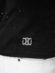 Мъжка тениска черен OZONEE O/QQ1388