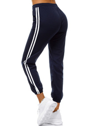 Дамски долнища на анцуг тъмносиньо OZONEE JS/1020/A4