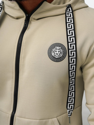 Мъжки спортен екип бежова OZONEE O/LN11887