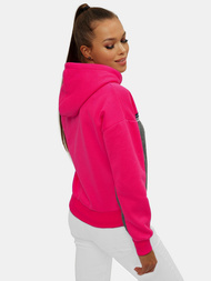 Дамски суитчър с качулка розово-сиво OZONEE JS/B26044Z