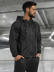 Мъжки спортен екип черен OZONEE JS/8C1966/3