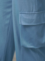 Джинсови панталони дамски синьо OZONEE O/HGM6610