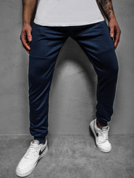 Мъжко долнище на анцуг тъмносиньо OZONEE JS/JZ11021Z