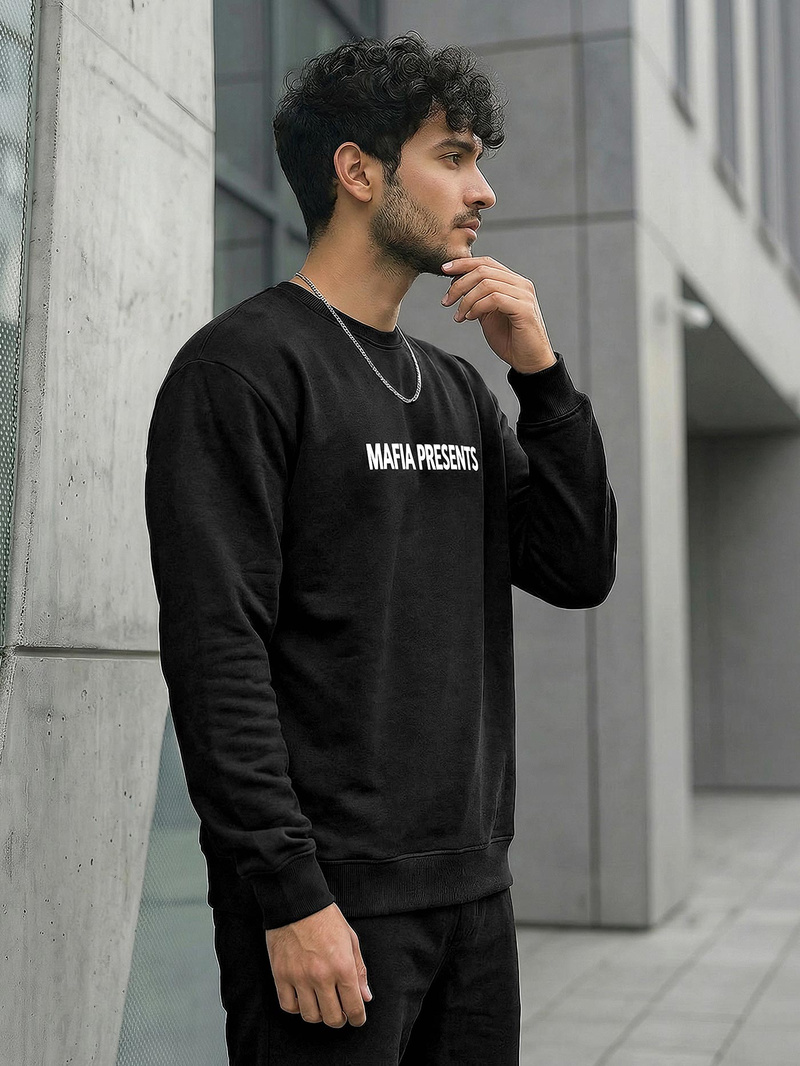 Мъжки суитшърт черен JS/65B3919/3Z