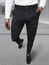 Мъжки панталони чино черни OZONEE DJ/5526