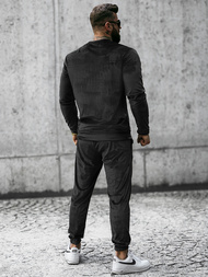 Мъжки спортен екип черен OZONEE O/D7516