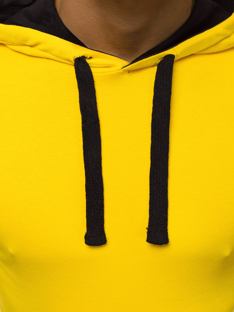 Мъжка тениска жълта OZONEE O/1273Z