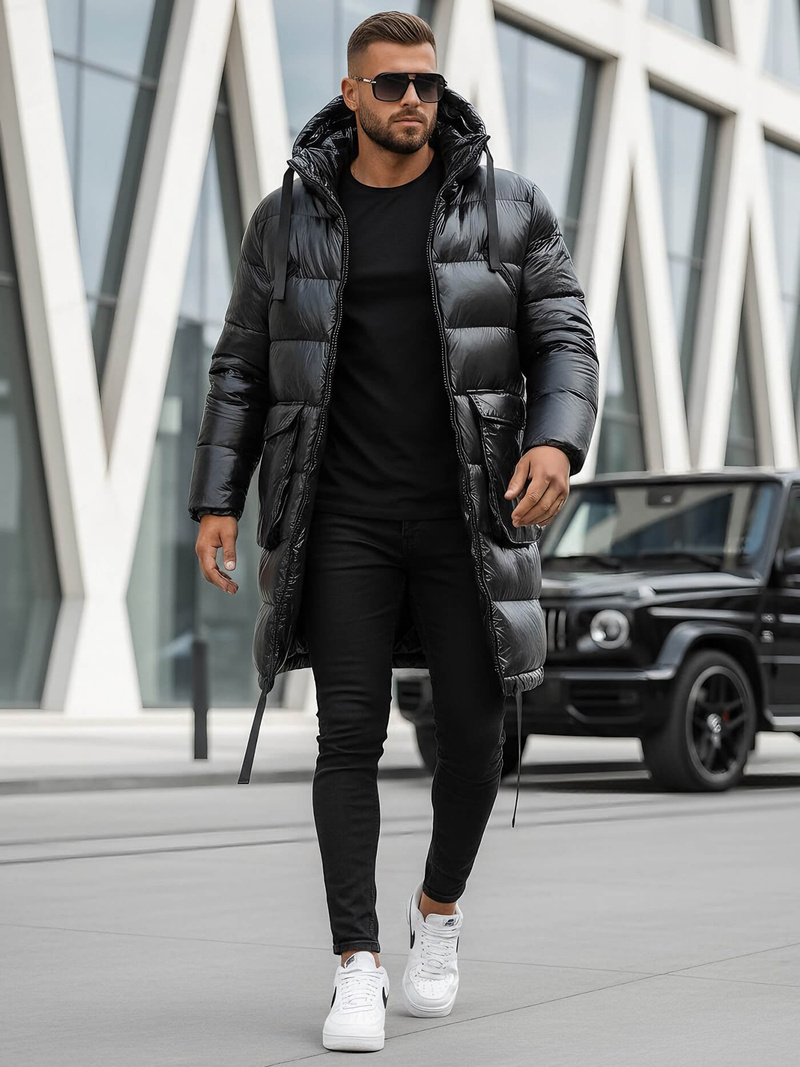 Мъжко яке черен OZONEE O/M3205Z