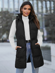 Дамска жилетка черна OZONEE JS/M721/392Z