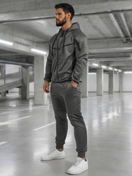 Мъжки спортен екип графитен OZONEE JS/8C1966/5