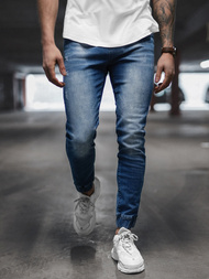 Мъжки панталони jogger тъмносиньо OZONEE NB/MP0053/2BS