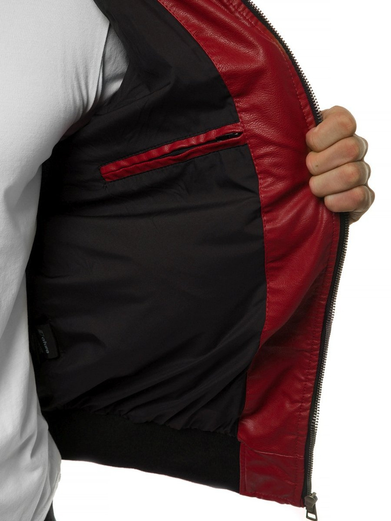 Мъжко яке бордо OZONEE N/6188Z