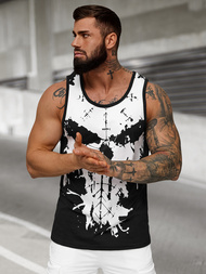 Мъжка тениска черна OZONEE JS/8B1708/3Z