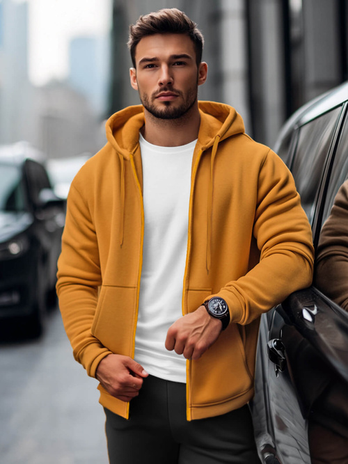 Мъжки суитшърт камел OZONEE JS/2008Z