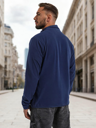 Мъжки суитшърт тъмносин OZONEE JS/HH016/25