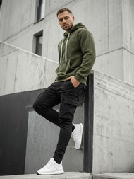 Мъжки суитшърт каки OZONEE O/G3065