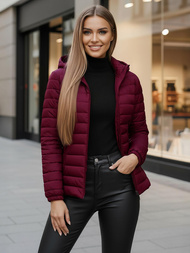 Дамско яке бордо OZONEE JS/16M9103/01Z