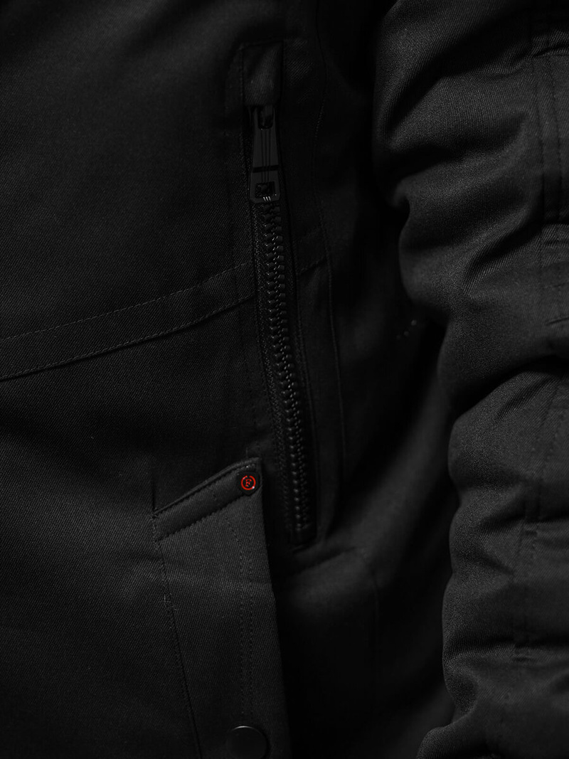 Зимно яке черна OZONEE JS/22M319/392