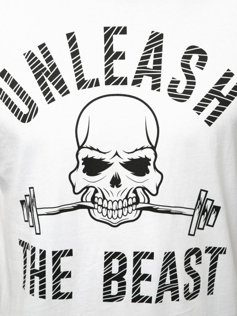 Мъжка тениска бяла OZONEE MACH/M1214