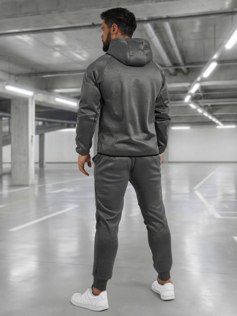 Мъжки спортен екип графитен OZONEE JS/8C1966/5