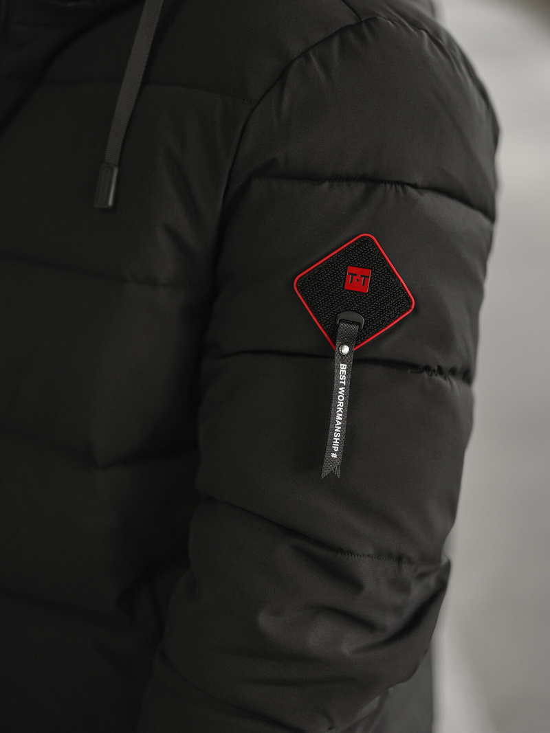 Зимно яке черна OZONEE JS/31M5031/392Z