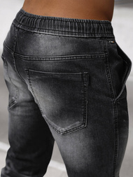 Мъжки дънки jogger черни OZONEE NB/MP0115N