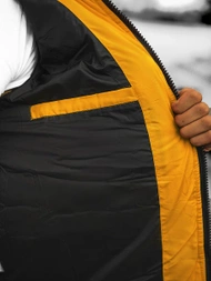 Мъжко яке жълта OZONEE JS/M8107