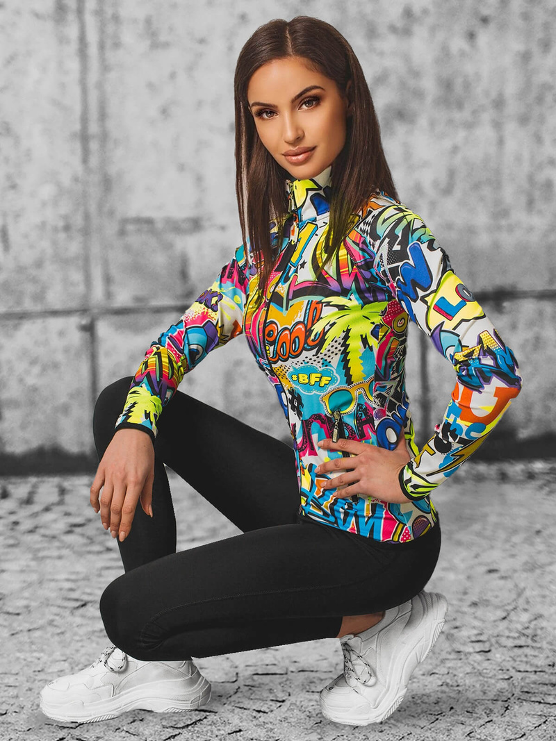 Дамски анцуг от две части цветен OZONEE O/20346Z