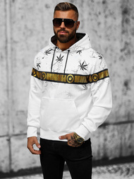 Мъжки суитшърт бял OZONEE O/HM638Z