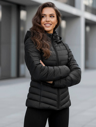 Дамско яке черно OZONEE JS/11Z8226Z