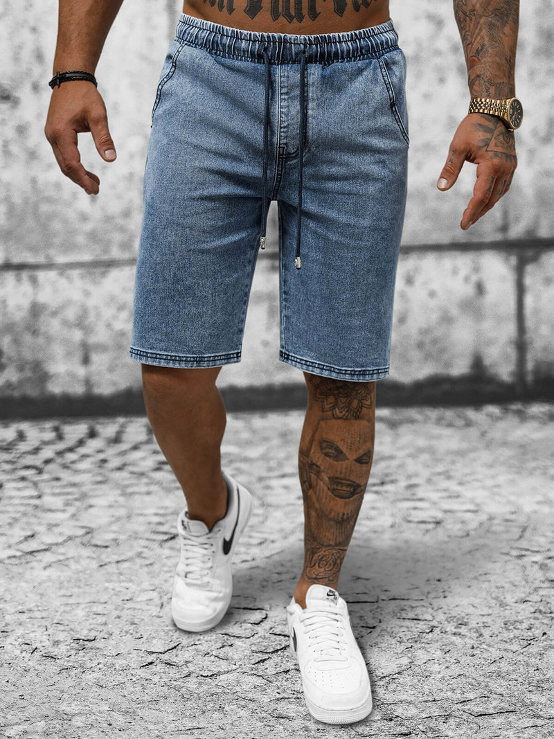 Mъжки шорти синьо OZONEE NB/MP0273BS