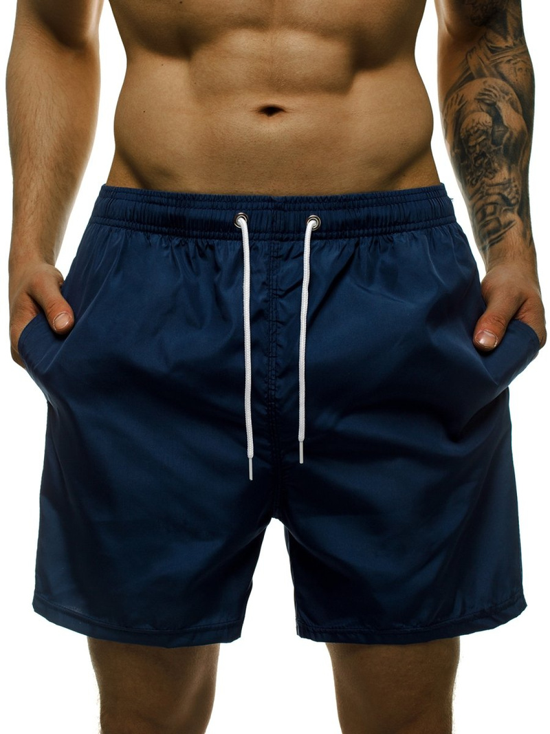 Мъжки плувни шорти тъмносиньо OZONEE ST019-3