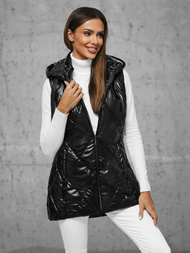 Жилетка суичър черна OZONEE JS/16M9075/392Z