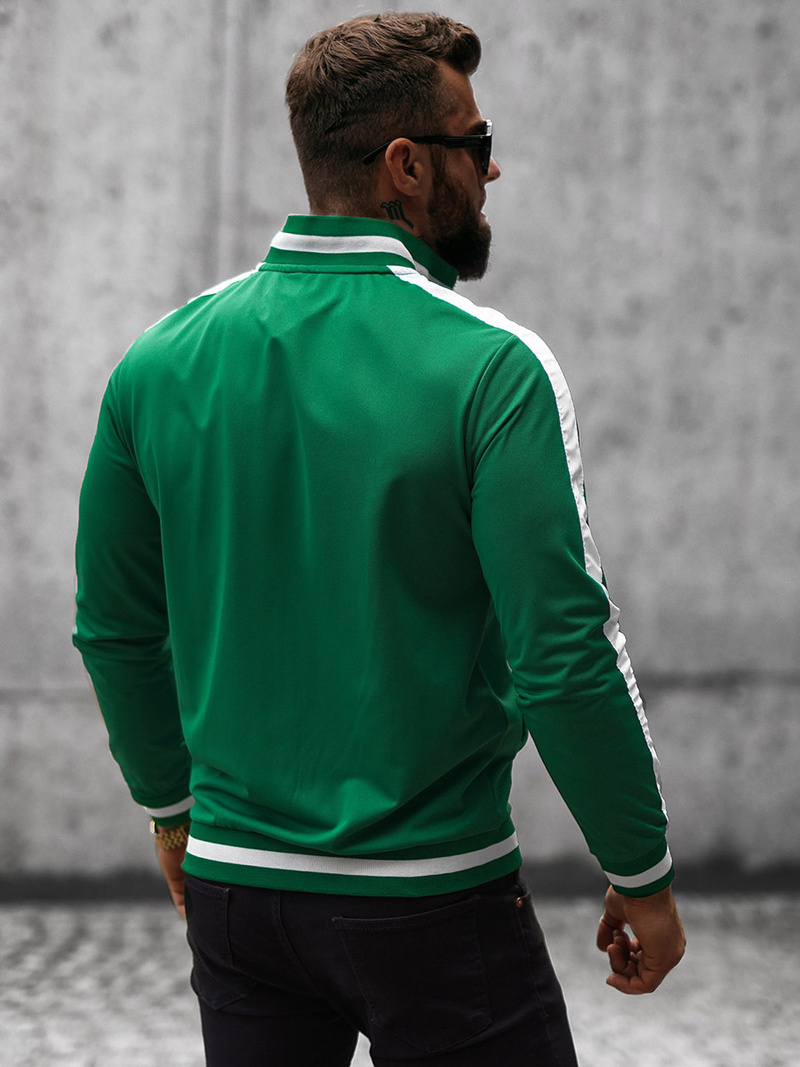 Мъжки суитшърт зелен OZONEE O/2126Z