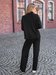 Дамски анцуг от две части черен OZONEE JS/53C5203/3