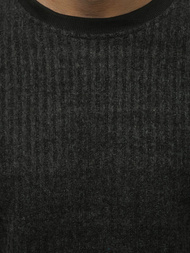 Мъжки суитшърт графитна OZONEE JS/KS1945BZ