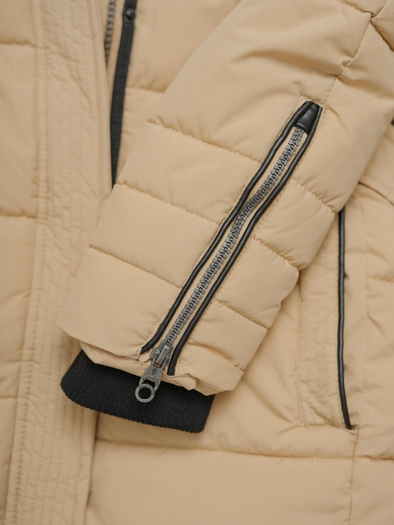 Дамско яке бежова OZONEE O/W377Z