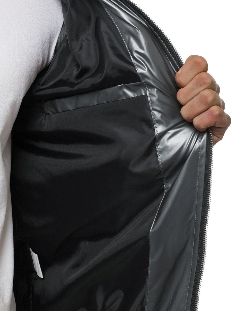 Мъжко яке сребърен OZONEE N/6147