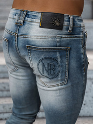 Мъжки дънки синьо OZONEE NB/MP0094BSZ