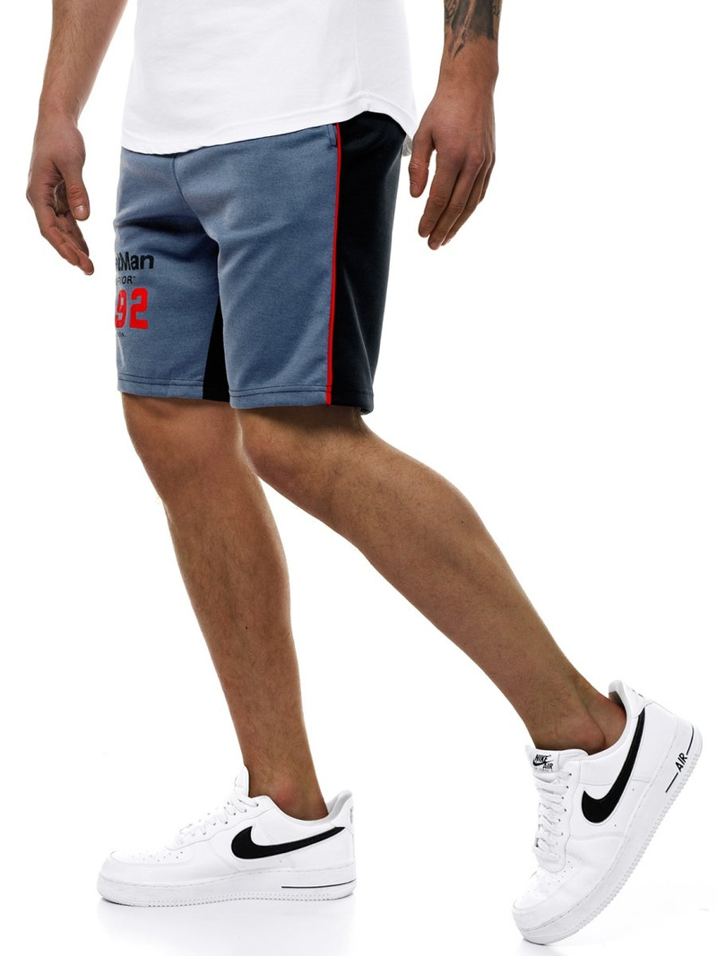 Мъжки панталонки тъмносиньо JS/KK300183