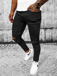 Мъжки дънки черни OZONEE E/5391/02