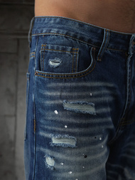 Мъжки дънки синьо OZONEE O/KK2885