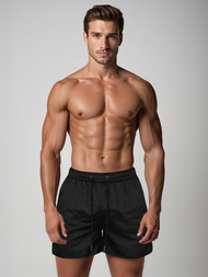 Мъжки плувни шорти черни OZONEE JS/XL018/1Z