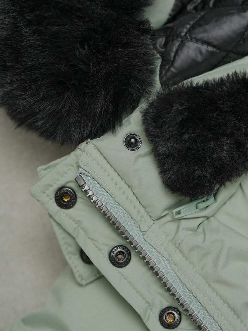 Дамско яке ментова OZONEE O/W377