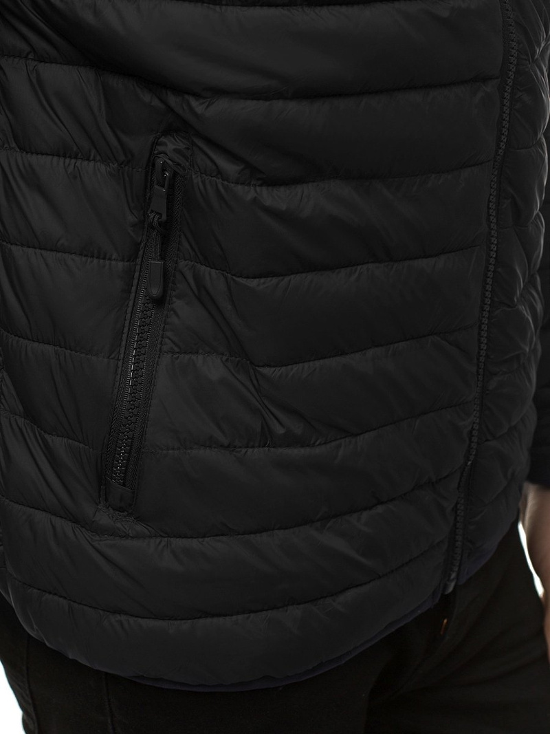 Мъжко яке черна OZONEE JS/LY33