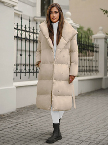 Дамско яке бежова OZONEE JS/M737/62Z