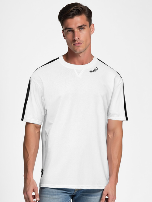 Мъжка тениска бял OZONEE O/QQ1195Z