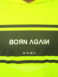 Мъжка тениска без ръкав жълт-неон OZONEE MACH/M1152Z