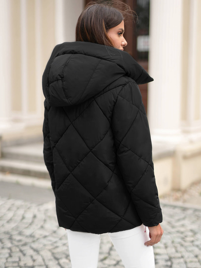 Дамско яке черно OZONEE JS/5M3175/392Z